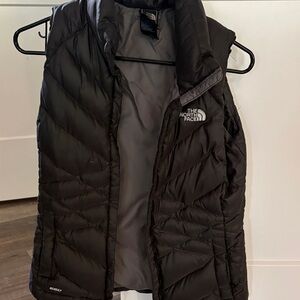 The North Face Black Quilted Down Vest